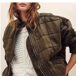 Dolman Quilted Knit Jacket